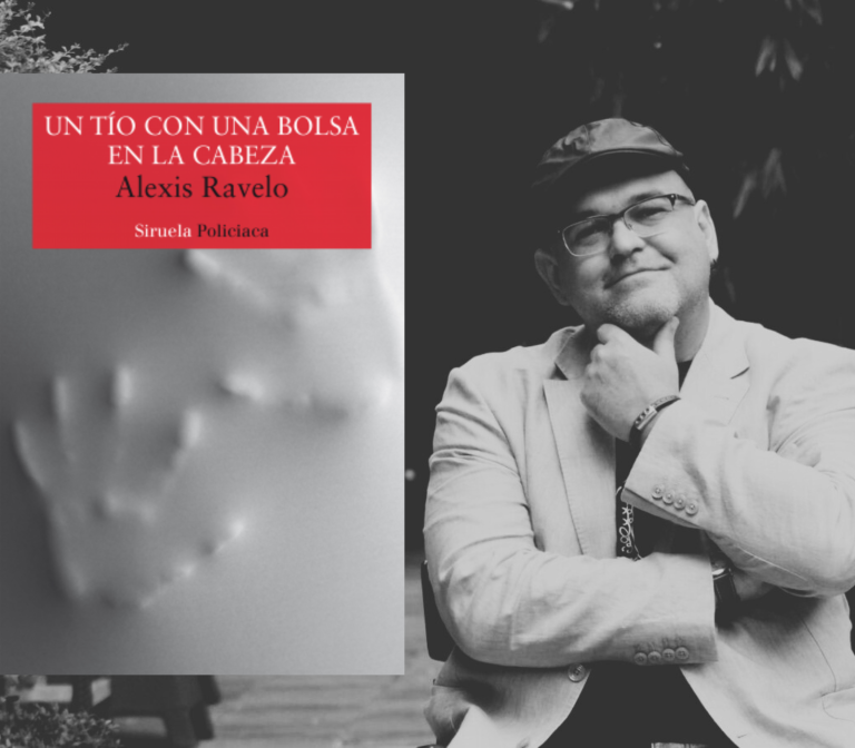 Un tío con una bolsa en la cabeza