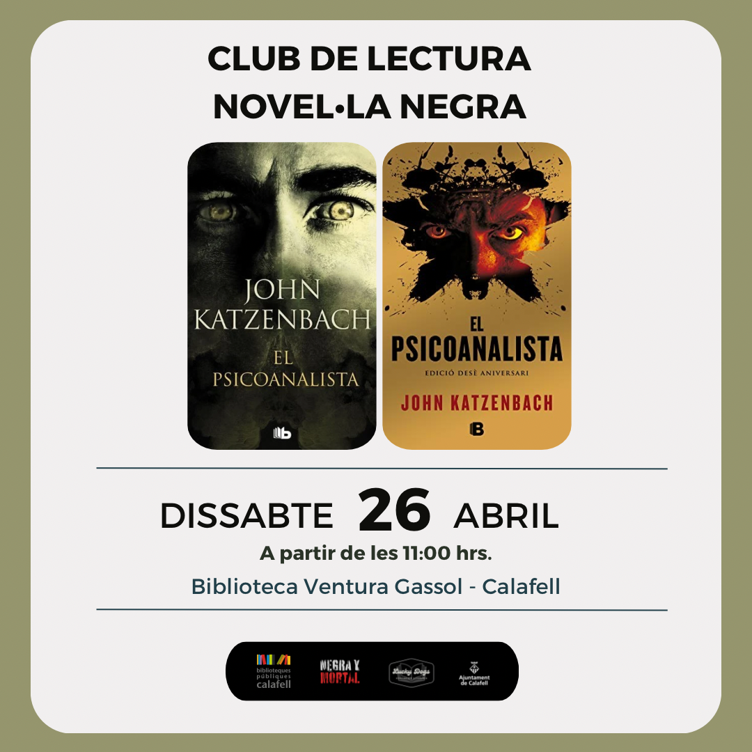Club de lectura abril: El Psicoanalista – John Katzenbach